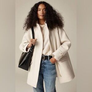 J Crew Toscana coat in Italian stadium-cloth wool blend CE180